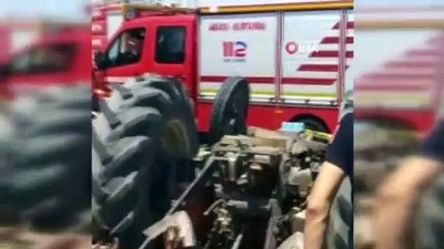 yasli adam -  85 yaşındaki yaşlı adam traktör altında kalarak öldü Videosu