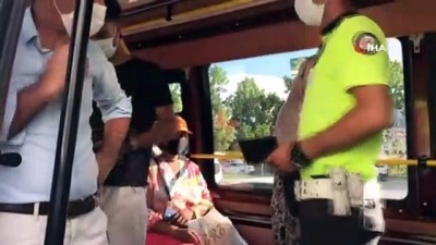  Esenyurt’ta sosyal mesafesiz yolcu taşıyan minibüslere ceza yağdı