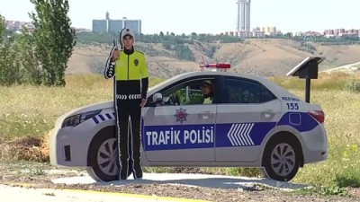 trafik denetimi - Kara yollarında maket/model trafik polisi dönemi - ANKARA Videosu