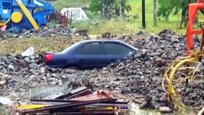 karayollari - Kars-Kağızman kara yolu sel nedeniyle ulaşıma kapandı - KARS Videosu