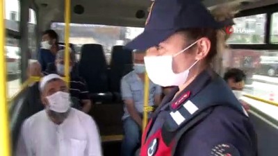  Maskeyi uygun şekilde takmayı reddedince ceza yedi