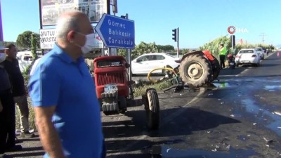 kucuk cocuk -  Traktör ortadan ikiye bölündü Videosu