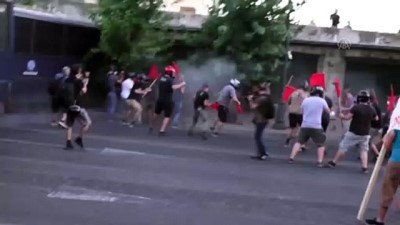 maskeli grup - Yunanistan'da gösterilere sınırlama geliyor - ATİNA Videosu