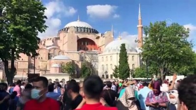 Ayasofya Camisi 'çekim merkezi' oldu - İSTANBUL