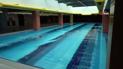 olimpik havuz -  Hamamlar, korona virüs önlemleri nedeniyle kesesiz, köpüksüz hizmet veriyor Videosu