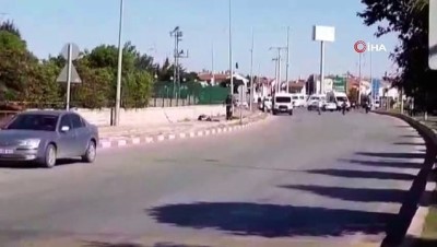 funye -  Otogar önünde unutulan bavul fünye ile patlatıldı Videosu