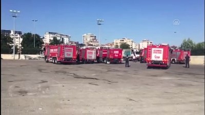 helikopter - Heybeliada'da orman yangını (5) - İSTANBUL Videosu