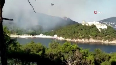 gesi -  Heybeliada'da ormanlık alanda yangın Videosu