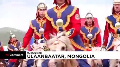 euro - Moğolistan: Covid-19 salgını 8 asırlık Naadam Spor Festivali'ne bir ilki yaşattı Videosu