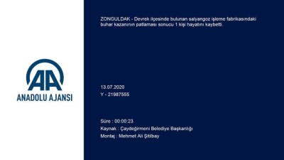 gecmis olsun - Fabrikanın buhar kazanı patladı (2) - ZONGULDAK Videosu