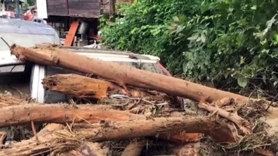 siddetli yagis - Rize'nin İkizdere ilçesinde şiddetli yağış hasara neden oldu Videosu