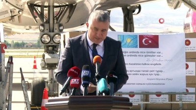 yardim paketi -  Türkiye’den Kazakistan’a tıbbi malzeme yardımı Videosu