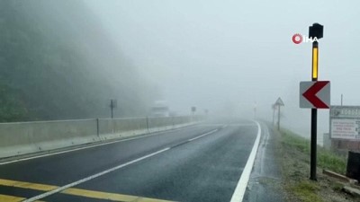 hava sicakliklari -  Bolu Dağı’nda sis nedeni ile görüş mesafesi 30 metreye düştü Videosu