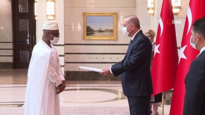 amed -  Sierra Leone Büyükelçisi Kai-Samba, Cumhurbaşkanı Erdoğan'a güven mektubu sundu Videosu