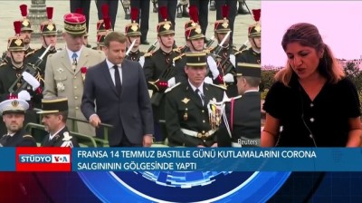 gesi - Fransa'da Salgın Gölgesinde Bastille Günü Törenleri Videosu