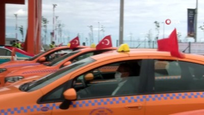 bulduk -  İstanbul Havalimanı Taksicilerinden 15 Temmuz konvoyu Videosu