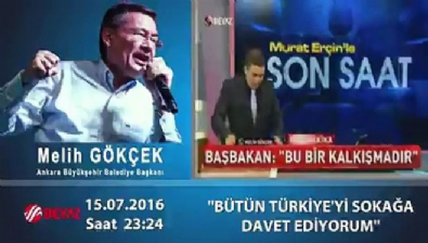 Türkiye'de halkı ilk sokağa davet eden kişi Melih Gökçek'ti... Videosu