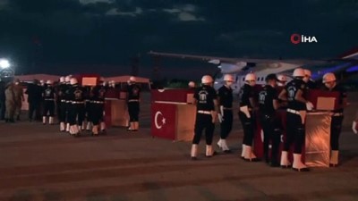 kirim -  Düşen uçakta şehit olan polislere uğurlama töreni Videosu