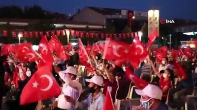 demokrasi nobeti -  Kırşehirliler, 15 Temmuz hain darbe girişiminin 4. yılında Cacabey Meydanında nöbet tuttu Videosu