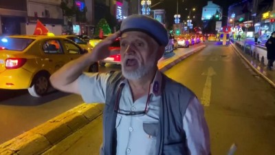 yasli adam -  Sultanbeyli’deki taksicilerden 15 Temmuz konvoyu Videosu