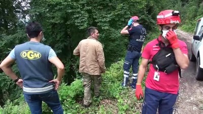   Bolu’da ormanda çalışırken 100 metreden düşen memur operasyon ile kurtarıldı