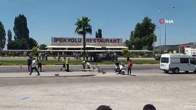 ilk mudahale -  İzmir’de feci kaza: 1 ölü, 2 polis memuru yaralı Videosu