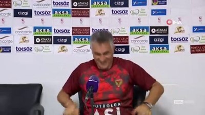 parmak - Hatayspor Teknik Direktörü Mehmet Altıparmak: 'Şampiyonluğumuzu hep beraber kutlayalım' Videosu