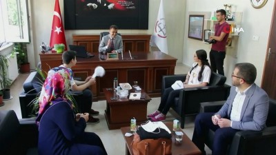  LGS’de tam puan alan öğrenci, ailesine ve ilçesine gurur yaşattı