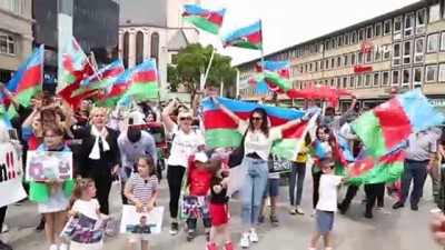  - Almanya’da Ermenistan’ın saldırıları protesto edildi
