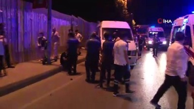 polis ekipleri -  Maltepe sahil yolunda takla atan aracın sürücüsü kayıplara karıştı: 3 kişi yaralandı Videosu