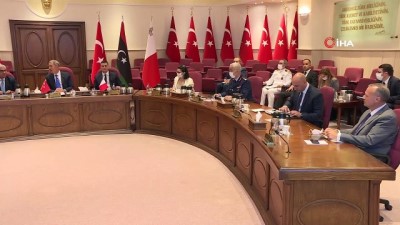 miller -  Bakan Akar, Malta ve Libya İçişleri Bakanları üçlü toplantısı başladı Videosu