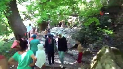  'Turgut Şelalesi' ziyaretçi akınına uğruyor