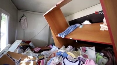 hain saldiri -  - Bayram öncesi Azez’de hain saldırıda yardım mağazası zarar gördü Videosu