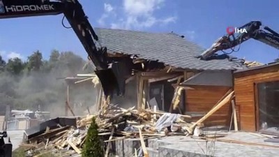 kacak yapi -  İSKİ koruma havzasında bulunan yapıları yıkıyor Videosu