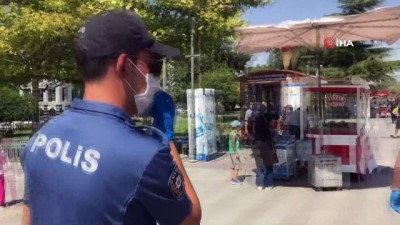 kalaba -  Polisi gören maskesini taktı Videosu