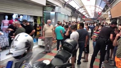 sivil polis -  Marmaris’te imitasyon ürün denetimi yapıldı, esnaf protesto etti Videosu