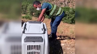 yaban kecisi - Bitkin halde bulunan yaban keçisinin tedavisi tamamlandı - TUNCELİ Videosu