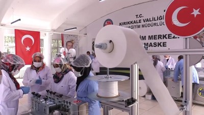Kurumlar arası koordinasyonla Kırıkkale'de 2 ayda 75 milyon maske üretildi