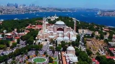 Ayasofya-i Kebir Cami-i Şerifi'nde ezan okundu (3)  - İSTANBUL