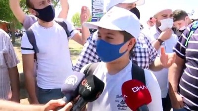 Ayasofya-i Kebir Cami-i Şerifi'nin açılışına 7'den 70'e vatandaşlardan yoğun ilgi - Röportajlar - İSTANBUL