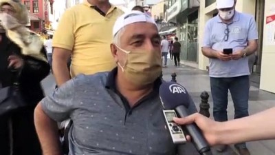 Ayasofya-i Kebir Camii'nin açılışına tanıklık eden vatandaşlar sevinçlerini paylaştı - İSTANBUL