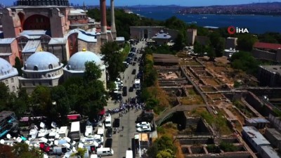  Cumhurbaşkanı Erdoğan Ayasofya’da