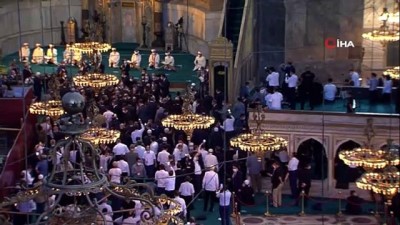  Cumhurbaşkanı Erdoğan Ayasofya’da