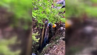 Düştüğü kuyuda mahsur kalan inek kurtarıldı - MERSİN