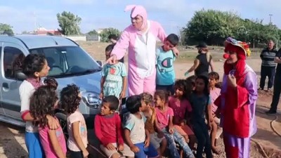 bayram harcligi - Tarım işçilerinin çocuklarına bayram öncesi etkinlik - ADANA Videosu