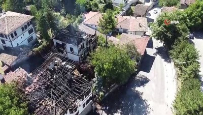 patlama ani -  2 asırlık tarihi konak yangının boyutu gündüz ortaya çıktı Videosu