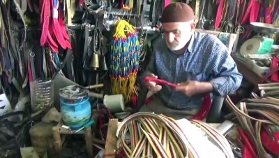 79 yaşındaki saraç ustası çalışma azmiyle yıllara meydan okuyor - KONYA