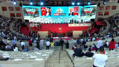 secimli kurultay - CHP Genel Başkanlığına Kemal Kılıçdaroğlu yeniden seçildi - ANKARA Videosu