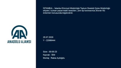 kurban pazari - Polisten kurban pazarındaki besicilere Kovid-19 bilgilendirmesi - İSTANBUL Videosu