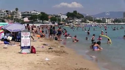 yabanci turist - Didim sahillerinde yoğunluk - AYDIN Videosu